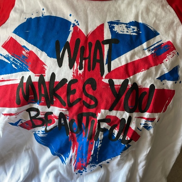 Lyrix One Direction Shirt “What Makes You Beautiful “ S - Picture 3 of 7